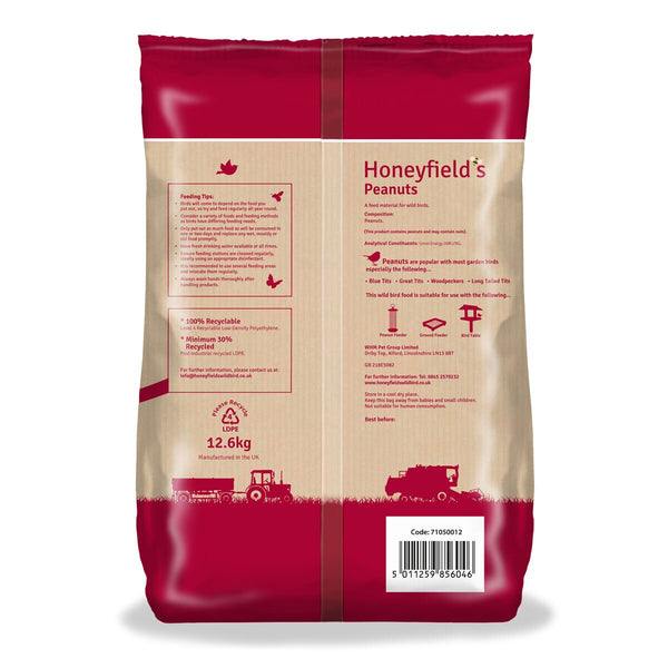 Honeyfield'S Peanuts for Wild Birds, 12.6Kg