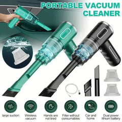 Newly Upgraded Model, Portable Cordless Handheld Vacuum Cleaner, Cyclone Suction Cordless Vacuum Cleaner