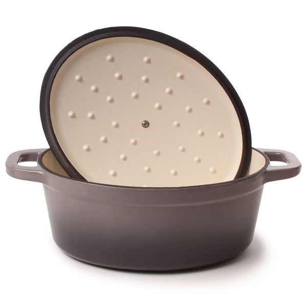 Berghoff Neo Cast Iron Oval Casserole Dish, 35Cm / 7.5L