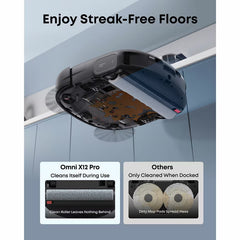 Eufy T211AV11 X12 Pro Robot Vacuum & Mop with Accessory Kit Bundle in Black