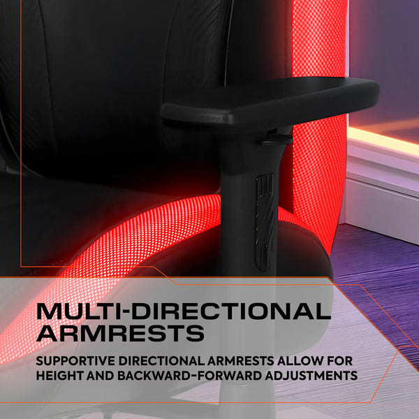 X Rocker Kunai RGB Gaming Chair with LED Lights