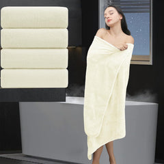 Pack of 2 Jumbo Bath Sheet 90 x 140 cm Premium 100% Egyptian Cotton Luxury Towel Ultra Soft & High Absorbent Quick Dry Hotel Quality Extra Large Bathroom Towels