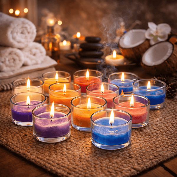 Premium Aroma Candle (Pack of 12) – Relaxing Home Fragrance & Cozy Ambience Long Lasting