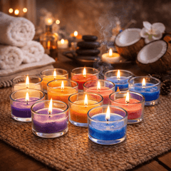 Premium Aroma Candle (Pack of 12) – Relaxing Home Fragrance & Cozy Ambience Long Lasting