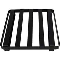 Black Flat Iron Metal Heat Resistant Pot Stand Trivet Kitchen Organiser Accessory Outdoors Racks