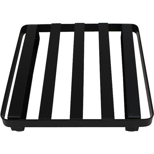 Black Flat Iron Metal Heat Resistant Pot Stand Trivet Kitchen Organiser Accessory Outdoors Racks