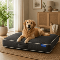 4B Waterproof PetRest Dog Bed Soft Washable Pet Cushion for Small Medium and Large Dogs Indoor Use