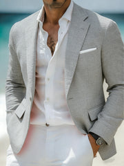 The Suit Jacket Is Suitable for Casual Outings and Wedding Banquets