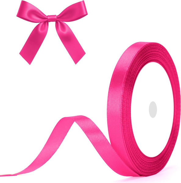 G2PLUS White Stain Ribbons - 22M Thick Fabric Gift Wrap Ribbons for Crafting, Wedding & Valentine'S Day Decoration