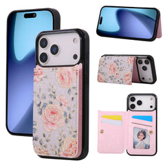 Phone Case - (2D)Phone Case - Wallet Case for Iphone 17 Promax/Pro/ Air, 16 Plus, 15, 14 Pro Max, 13, 12, 11And Galaxy.Featuring a Floral Design, a Back Flip Folio Made of Faux Leather, Designed for Women And Girls