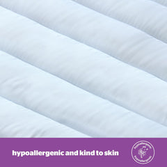 Silentnight Deep Sleep Mattress Topper Single Bed - Soft Supportive Comfortable Durable Bed Topper with Easy Fit Elasticated Straps - Hypoallergenic and Machine Washable - Single - 190X90Cm