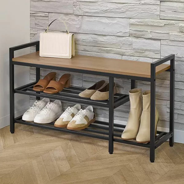 Neatfreak Wood Top Shoe Storage Bench