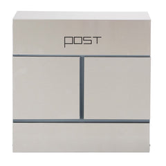 Phoenix Estilo Top Loading Letter Box MB0124KS in Stainless Steel with Key Lock