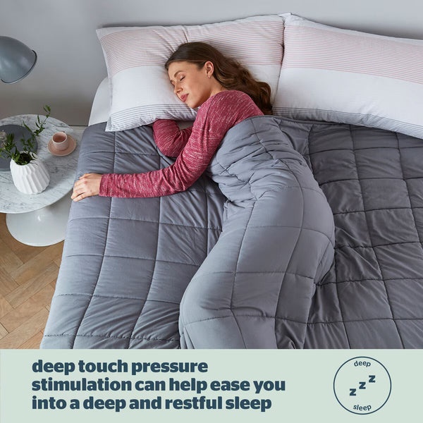 Silentnight Wellbeing Adult Weighted Blanket, 6.8Kg