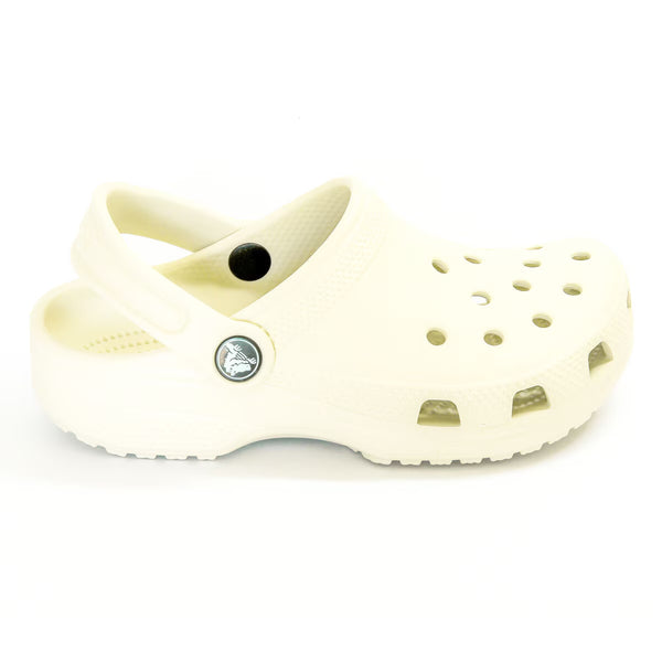 Crocs Kids Classic Clogs in Bone