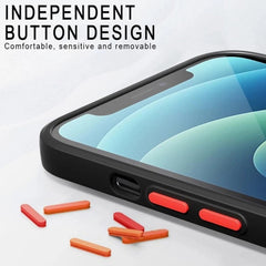 Phone Case - High-Quality Minimalist Frosted Black Phone Cover - Resists Fingerprints, Offers Lens Protection, Features Accurate Cutouts, Provides Full Coverage & Scratch Resistance