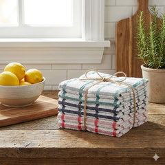 Extra large Terry Kitchen Tea Towels Pure & Super Absorbent | Non-Stick and Reusable Available in pack of 2, 4, 8 &12.