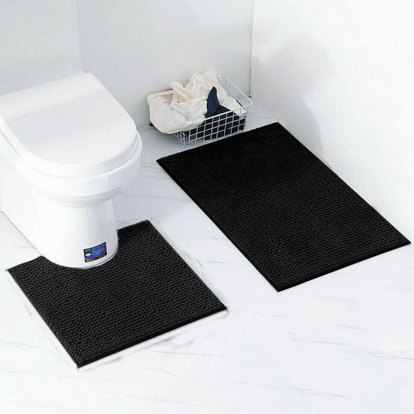 2-Piece Loop Bath Mat Set – Soft, Absorbent, and Quick-Drying Bathroom Mats with Non-Slip Backing for Safe, Comfortable, and Stylish Everyday Use