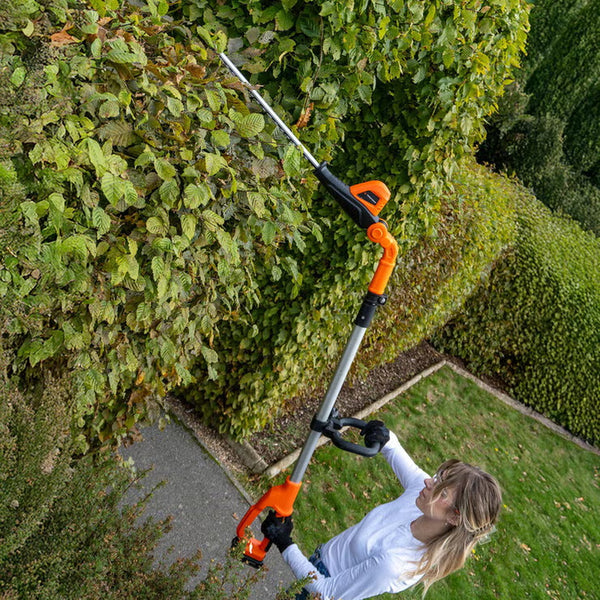 Yard Force 20V 2.0Ah Cordless Pole Hedge Trimmer 45Cm