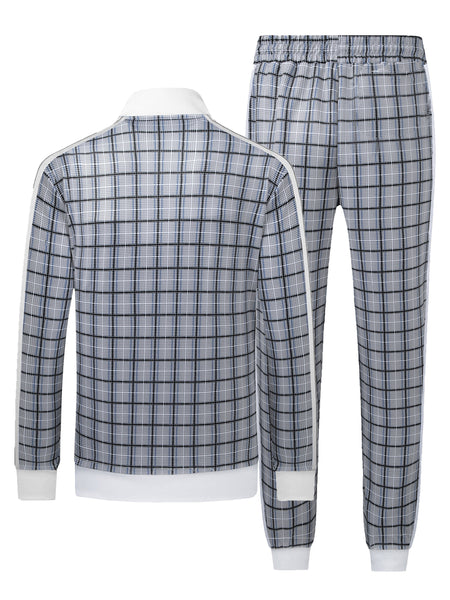 Men's Casual Tracksuits Long Sleeve Jogging Suits Sweatsuit Sets Track Jackets and Pants 2pcs track suits for men set