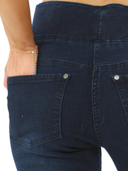 MYT Womens Elasticated Waist Jeans Tummy Control Stretch Ladies Denim Jeggings Size 10-24