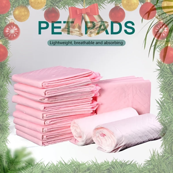 100 Disposable Pet Diapers Highly Absorbent Puppy Training Pads 45x60 Christmas Ornaments 60x60 Leak-proof Quick-drying Design 60x90 Pet Deodorant Diapers for Potty Training Make a Great Christmas Gift