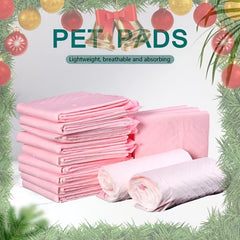 100 Disposable Pet Diapers Highly Absorbent Puppy Training Pads 45x60 Christmas Ornaments 60x60 Leak-proof Quick-drying Design 60x90 Pet Deodorant Diapers for Potty Training Make a Great Christmas Gift