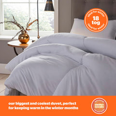 Silentnight Warm & Cosy Double Decker 18 Tog Duvet, King