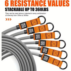 Resistance Strap with Handle: Used for Muscle Training, Strength Building Yoga Body Shaping Home Fitness Equipment - Natural