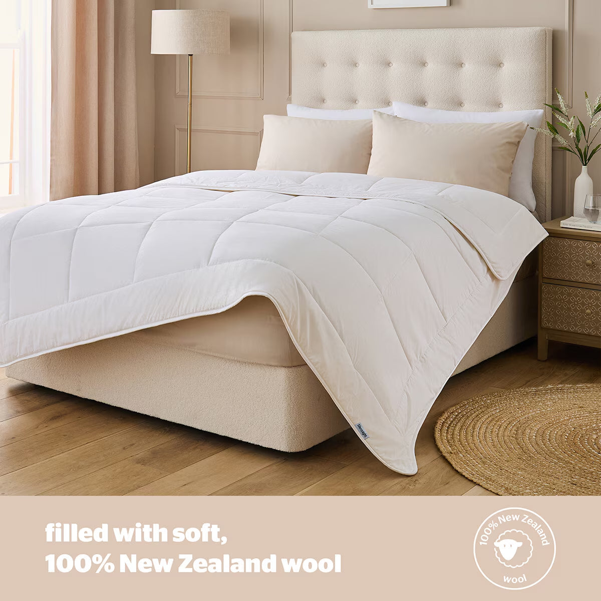 Silentnight Natural Wool Lightweight Duvet in Double