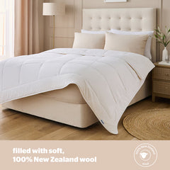 Silentnight Natural Wool Lightweight Duvet in 3 Sizes