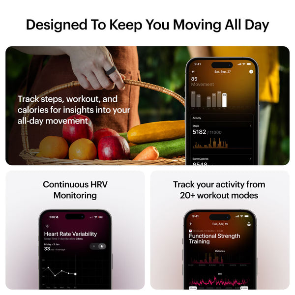 Ultrahuman Ring AIR Matte Grey