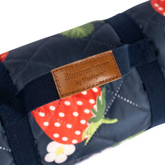 Navigate Strawberries & Cream Picnic Blanket, 175 X 140Cm