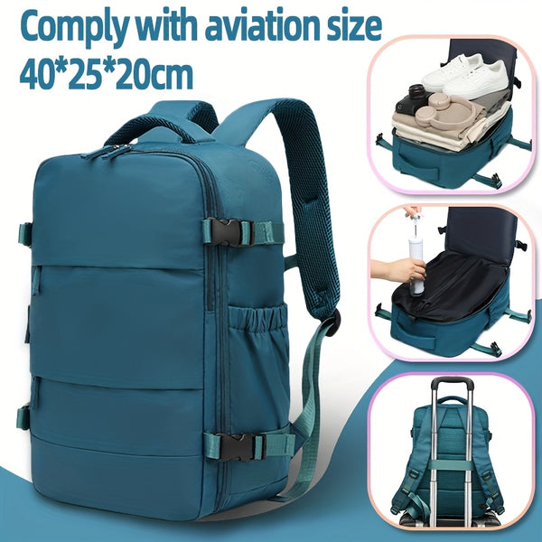 Travel Luggage Vacuum Compression Travel Backpack with Vacuum Pump Combo Set. This vacuum-sealed double-shoulder bag is ideal as luggage for men and women on short business trips, a schoolbag for students, and the top choice for travel outings