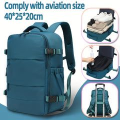 Travel Luggage Vacuum Compression Travel Backpack with Vacuum Pump Combo Set. This vacuum-sealed double-shoulder bag is ideal as luggage for men and women on short business trips, a schoolbag for students, and the top choice for travel outings