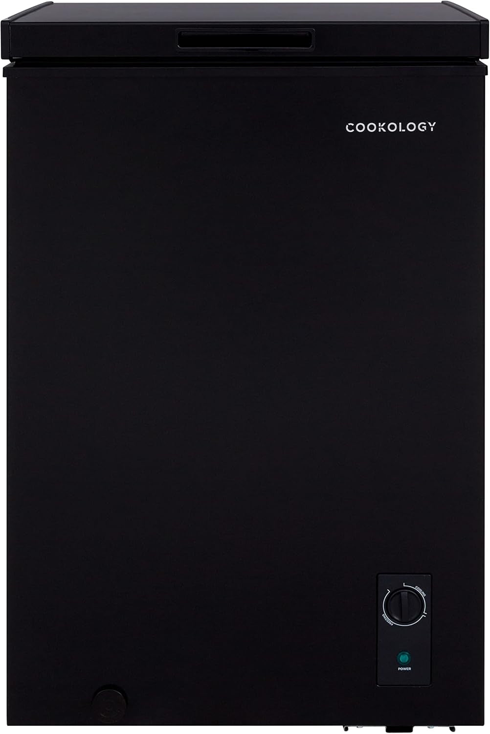 Cookology CCFZ99BK Freestanding Chest Freezer in Black - 99 Litre Capacity - for Kitchens, Outbuildings & Garages - Adjustable Feet & Temperature Controls - 4 Star Freezer Rating