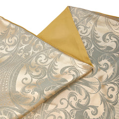 Luxury European Style Satin Jacquard Duvet Cover Three-Piece Set Single/Double/King/Super King Size, Soft Comfortable Floral Pattern Bedding Set, Machine Washable, Zipper Closure, High-Quality Quilt Cover Set for All-season Use, Bedroom, Hotel, Guest Room
