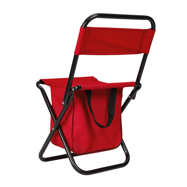 1PC Folding Chair with Storage, Foldable Fishing Seat Lightweight Chair, Portable Chair Home, Small/Large More Colors
