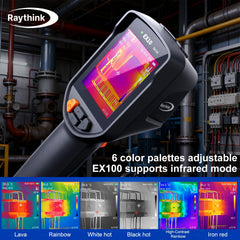 Raythink Handheld Infrared Thermal Imager, Temperature Measuring Thermal Camera for Floor Heating, Electrical Inspection, and Leak Detection, 160×120 IR AI Super Resolution