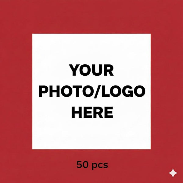 30/50/100pcs Custom UV DTF Transfer Stickers | 3 Sizes (3cm/5cm/8cm), Includes Clear D-Stickers, Compatible with Metal, Glass, Water Bottles, Coffee Mugs, Supports Custom Logos for Weddings, Birthdays, Car Decoration, Scrapbooking