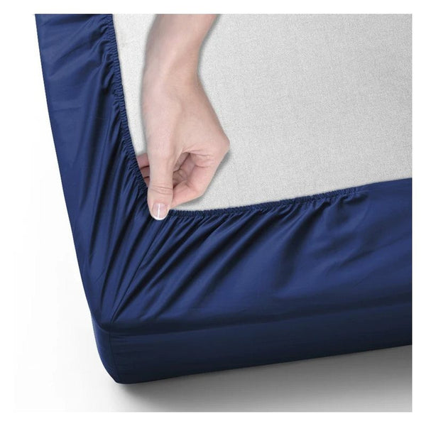 40cm Extra Deep Fitted Sheet – Solid Color Deep Pocket Sheet, Soft & Breathable Microfiber Bedding, All Seasons, Hotel-Quality, Machine Washable, Single, Double, King & Super King Sizes