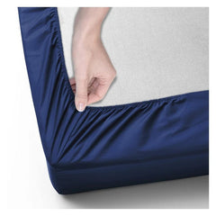 40cm Extra Deep Fitted Sheet – Solid Color Deep Pocket Sheet, Soft & Breathable Microfiber Bedding, All Seasons, Hotel-Quality, Machine Washable, Single, Double, King & Super King Sizes