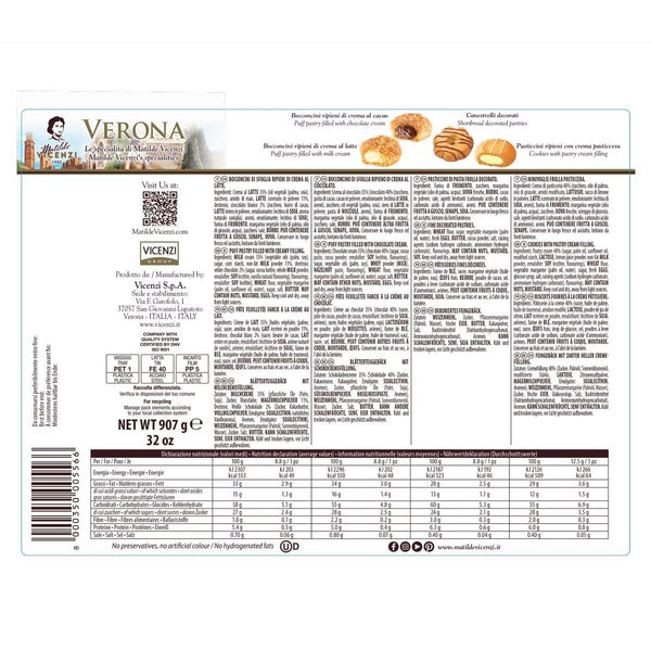 Vicenzi Italian Biscuit Assortment, 907G