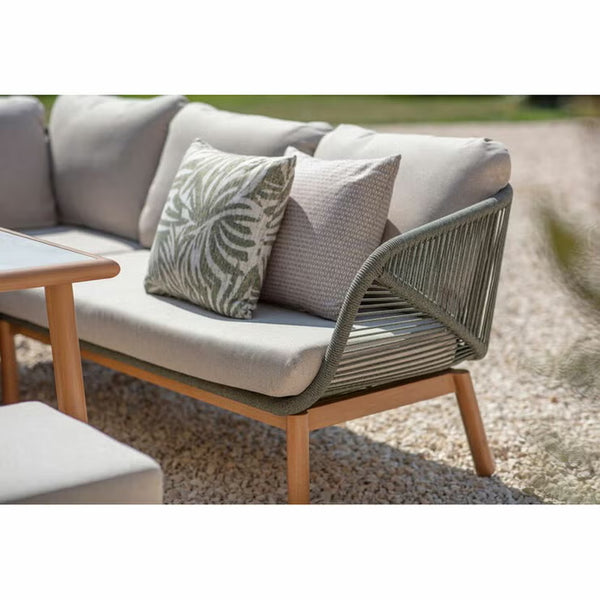 Bramblecrest Helsinki 4 Piece L-Shaped Patio Dining Set