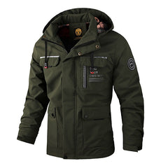 Spring and Summer Men's Fashion Casual Windbreaker Pilot Jacket Outdoor Sports Jacket