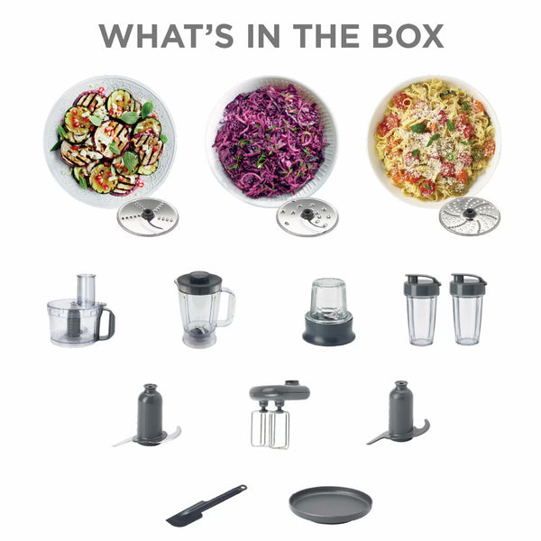 Kenwood Multipro Compact plus Food Processor & Blender with Digital Weighing Scales, FDM312SS