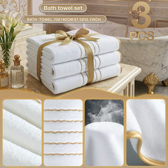 3pcs Coral Velvet Bath Towel Household Chest Bath Towel Coral Velvet Bath Towel Super Absorbent Bath Towel Soft Absorbent Adult Bath Towel Manufacturers Wholesale