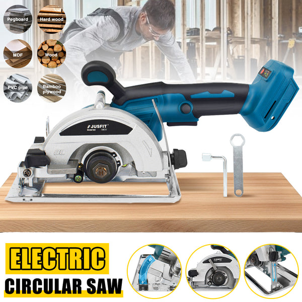 [Machine ONLY]Electric Circular Saw 125mm, Brushless motor,High Power Wood Cutting Saw for Hardwood, MDF, Plywood, Bamboo and PVC Pipe - Corded DIY & Professional Circular Saw