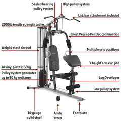 Marcy MWM986 68Kg (150Lb) Stack Home Gym System