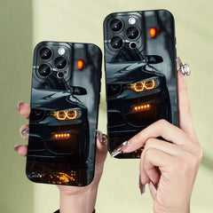 A Hot Selling Creative Cool Rain Car Pattern Phone Case, Suitable for iPhone 17/16/15/14/13/12/11/XS/XR/X/7/8 Plus/Pro/Max/Mini- Creative And Fashionable Design for Men And Women, a Gift for Friends, Family, Boyfriends, Girlfriends